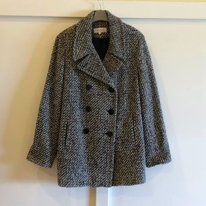 Calvin Klein Sz18 Wool Blend Peacoat